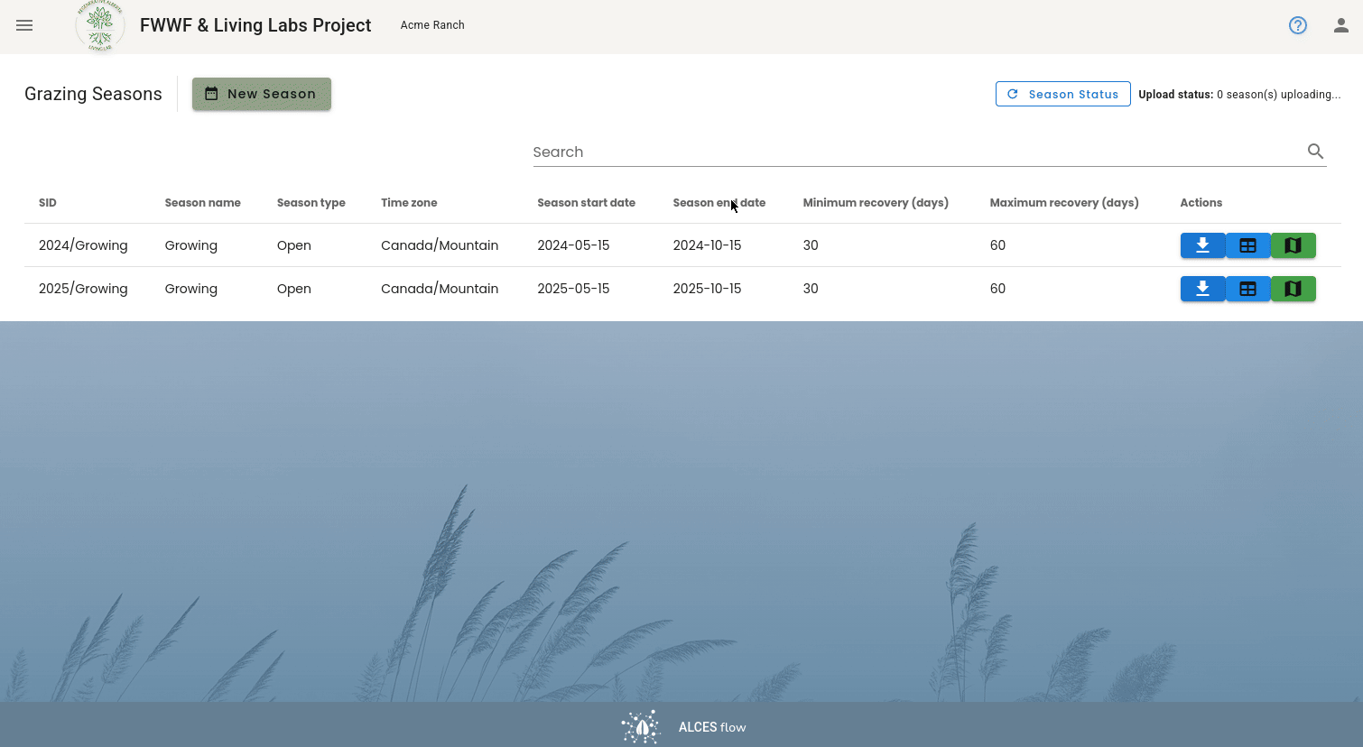 Importing A Season